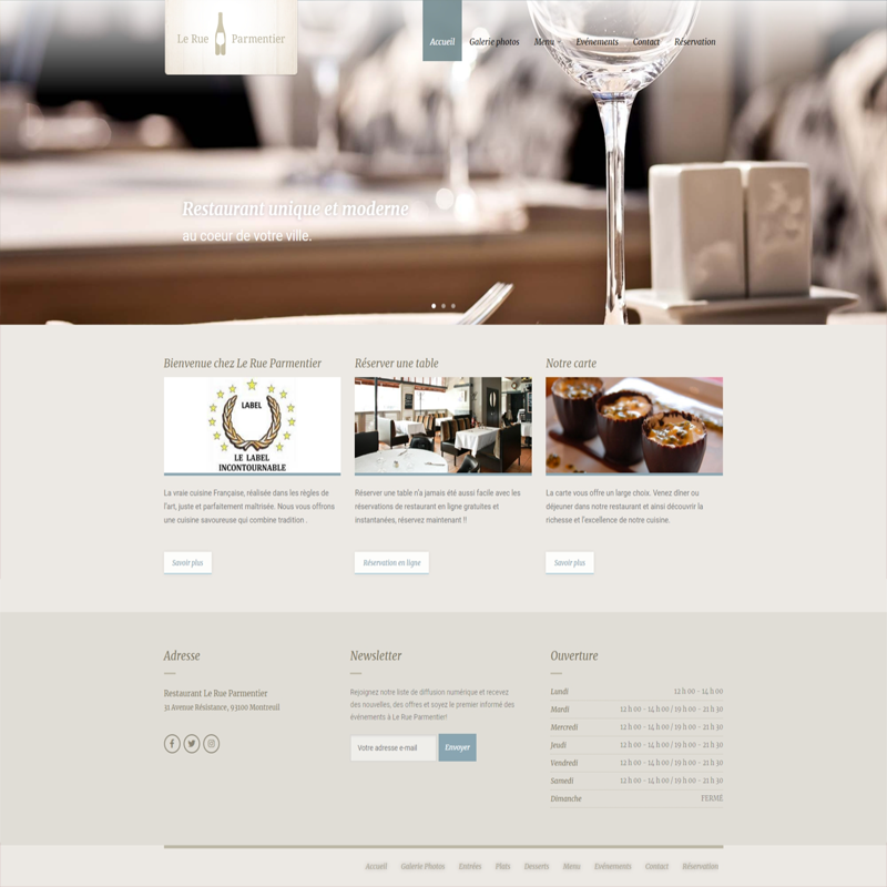 Restaurant LeRueParmentier